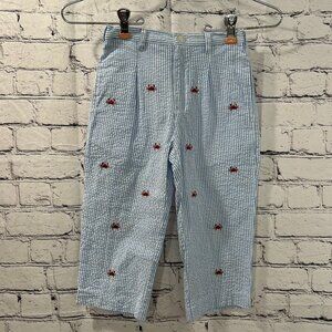New without tag Unisex Cricket Kids Collection seersucker crab pants Size 2T